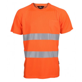 T-shirt ostrzegawczy pomarańczowy Coolpass Vizwell VWTS01-AO