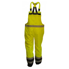 Spodnie robocze ocieplane ostrzegawcze żółte Vizwell VWJK113BYN