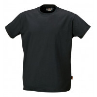 T-shirt bawełniany czarny Beta 7548N