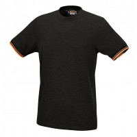 T-shirt bawełniany czarny Beta 7549NE