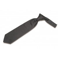 Krawat jedwabny popielaty z logo BETA 9564G