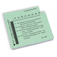 Karty pomiarowe do przyrządu do kontroli ciśnienia Beta 960CMB