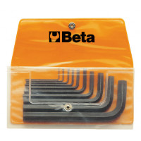 Komplet 10 kluczy trzpieniowych kątowych sześciokątnych Beta 96N/B10 - rozmiary: 1.5-12mm 