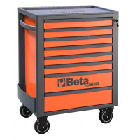 Wózek narzędziowy pusty z 8 szufladami pomarańczowy Beta 2400/RSC24/8-FO