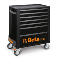 Wózek narzędziowy z 7 szufladami czarny Beta 2400/C24S7N