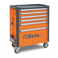 Wózek narzędziowy bez wyposażenia z 6 szufladami Beta 3700/C37/6-O
