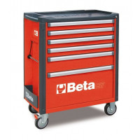 Wózek narzędziowy bez wyposażenia z 6 szufladami Beta 3700/C37/6-R