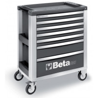 Wózek narzędziowy szary z 7 szufladami Beta 3900/C39-7/G