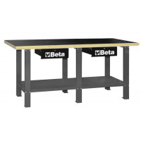 Stół warsztatowy z drewnianym blatem Beta 5600/C56WG