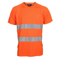 T-shirt ostrzegawczy pomarańczowy Coolpass Vizwell VWTS01-AO