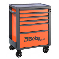 Wózek narzędziowy pusty z 6 szufladami pomarańczowy Beta 2400/RSC24/6-FO