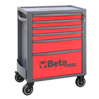 Wózek narzędziowy pusty z 6 szufladami czerwony Beta 2400/RSC24/6-R