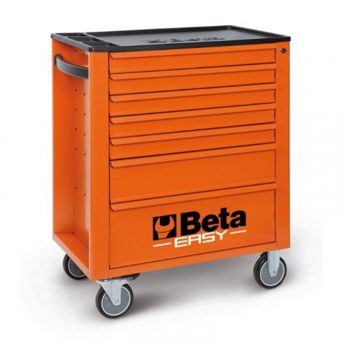 Wózek narzędziowy z 7 szufladami pomarańczowy Beta 2400/C24EH7O