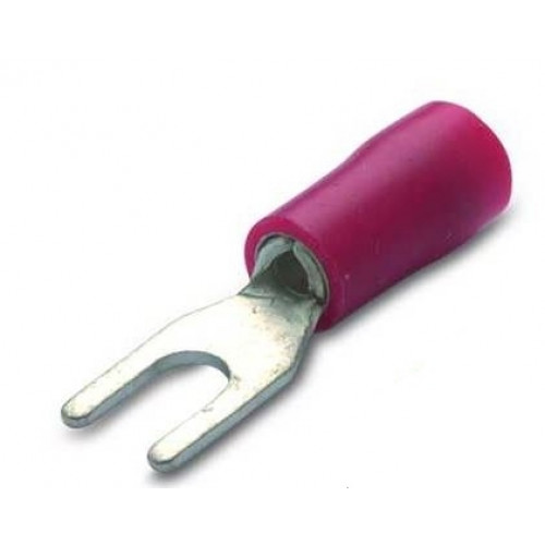 Końcówki widełkowe izolowane PVC z antywibracyjną tulejką miedzianą 100szt. BM Group 90108-90132 - przekrój: 0.25-1.5mm2