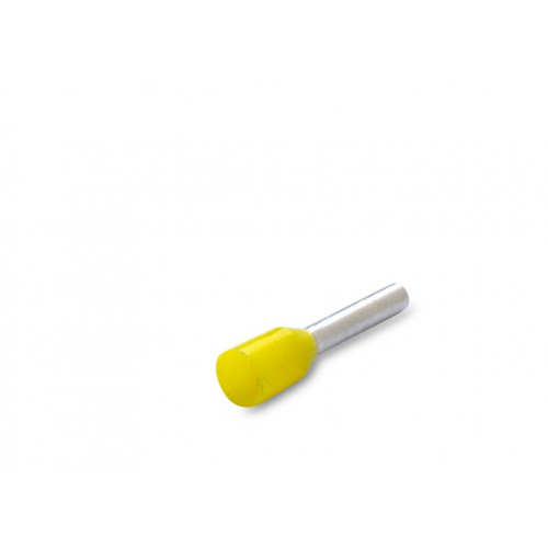 Końcówka tulejkowa izolowana żółta 1mm2 100szt. BM Group 00503S
