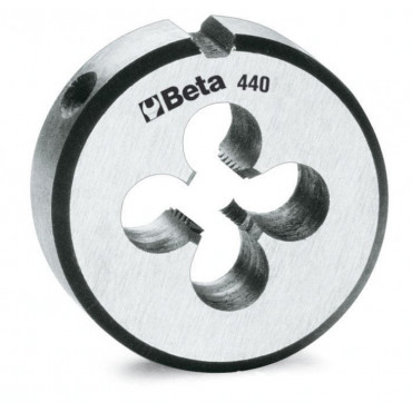 Narzynki okrągłe ze stali chromowanej z gwintem metrycznym Beta 440